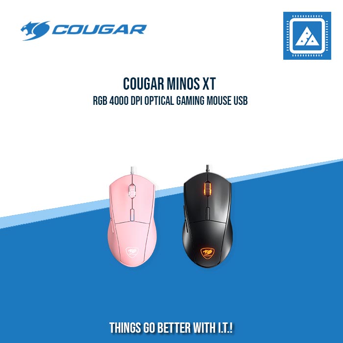 COUGAR MINOS XT RGB 4000 DPI OPTICAL GAMING MOUSE USB COUGAR MINOS XT RGB 4000 DPI OPTICAL GAMING MOUSE USB